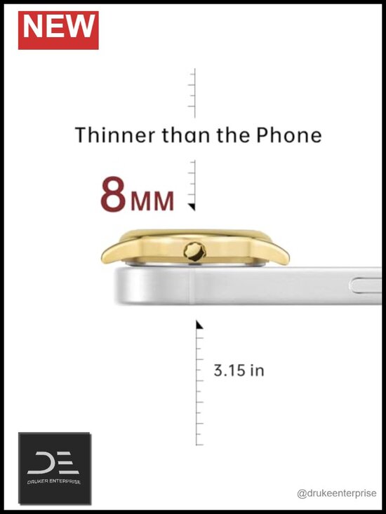 Small Analog Watch with Leather Band - Minimalist Dress Watch